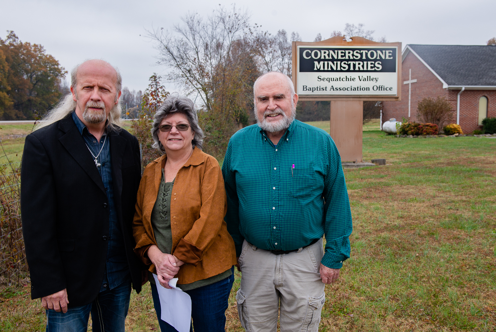  the leadership team is, from left, Dave Berry, director of Assisting Those That Are In Need (ATTAIN); Theresa  Gilliam, director of the Community Kitchen; and Richard Lewelling, director of Missions, Cornerstone Ministries